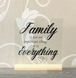 Glasplatta Familj alt 1