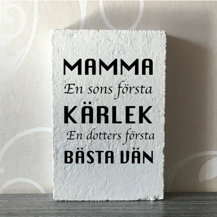 Fotosten  Mamma Nr 1