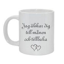 Till månen Bild & text