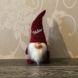 Mini tomte med tryck