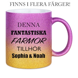 Glittermugg Denna fantastiska