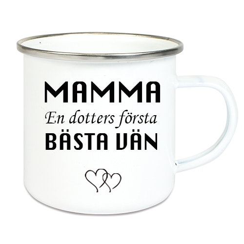 Emaljmugg Mamma Dotter