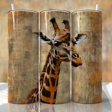 Tumblermugg Giraff