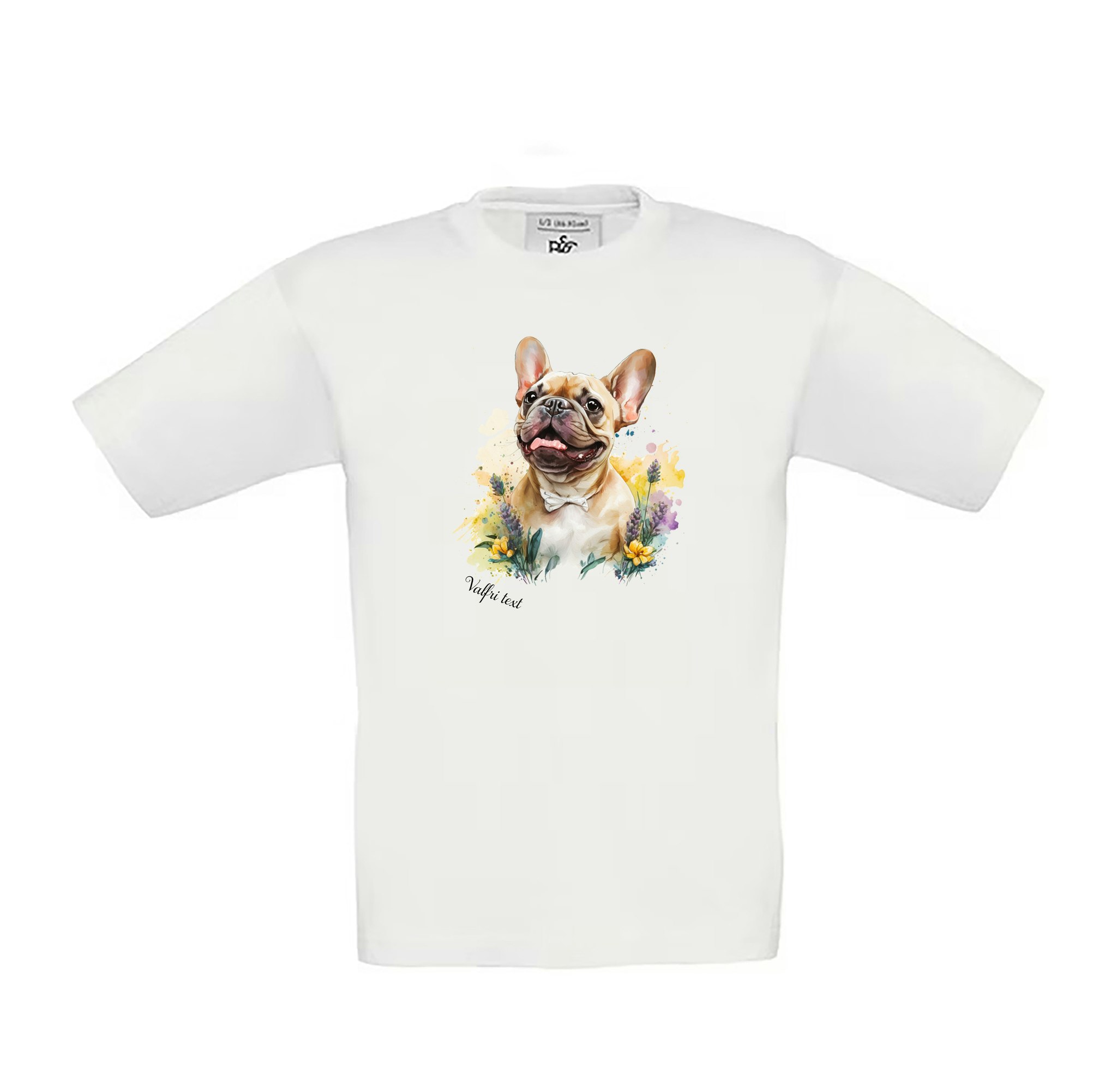 T-shirt med Fransk bulldog