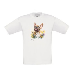 T-shirt med Fransk bulldog