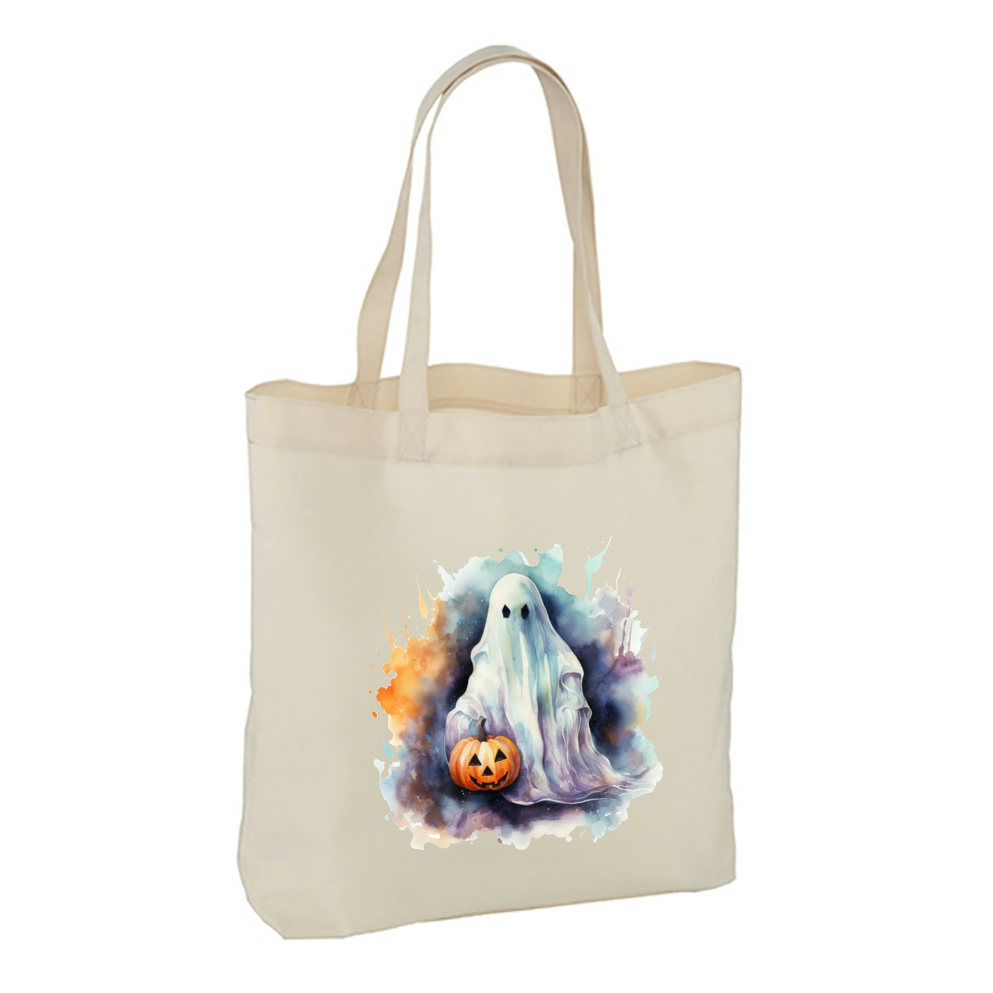 Halloween Tygkasse Stor bred botten #5