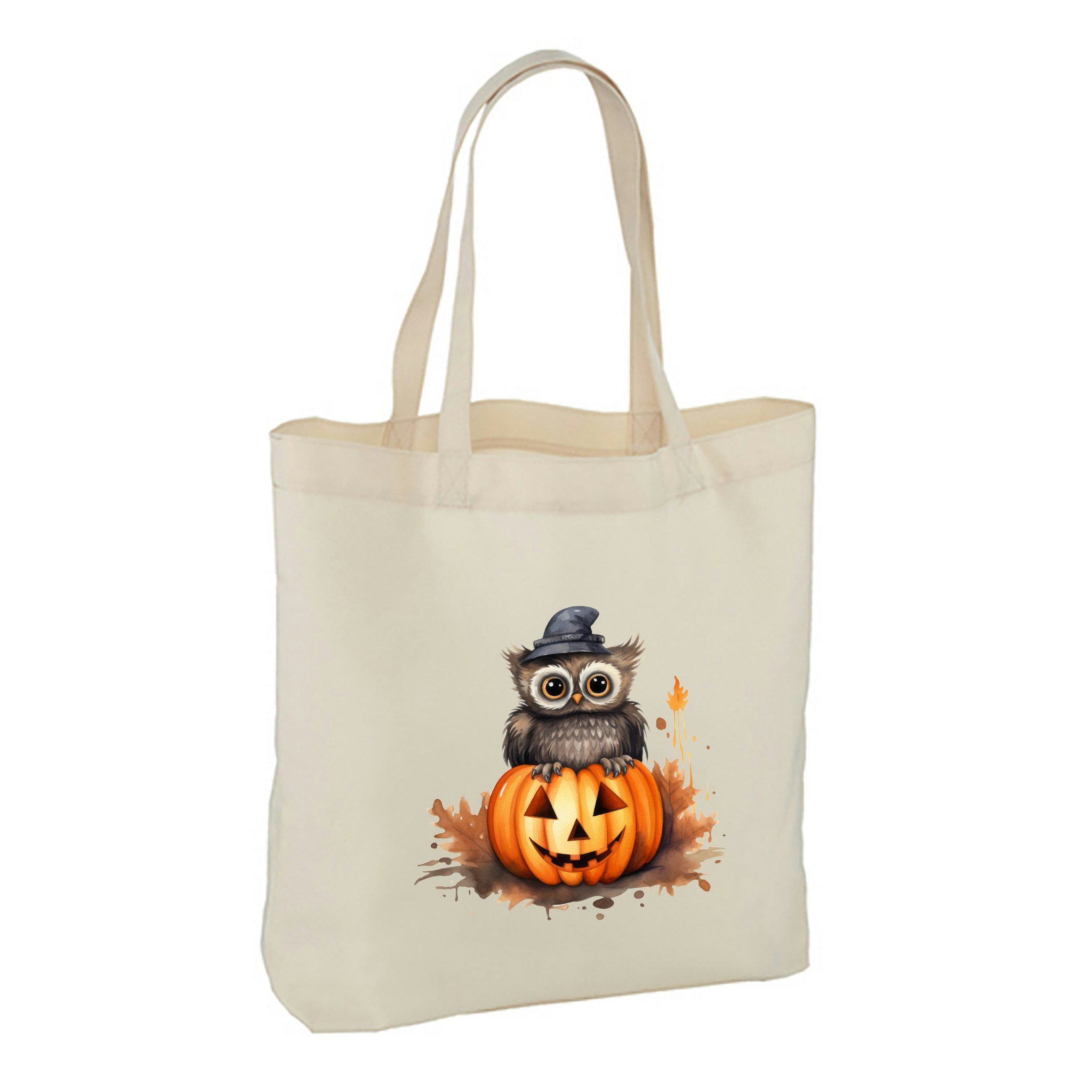 Halloween Tygkasse Stor bred botten #7