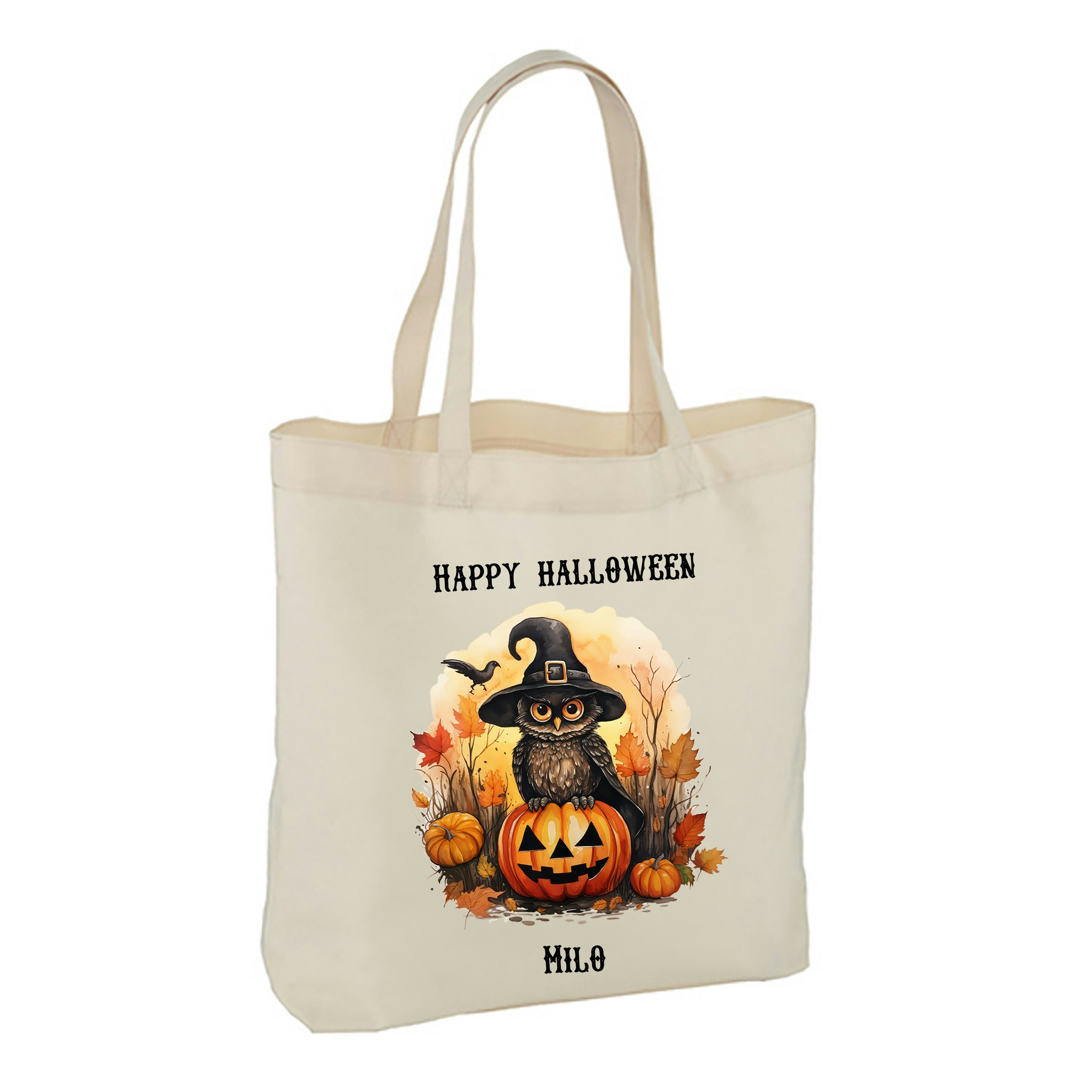 Halloween Tygkasse Stor bred botten #2