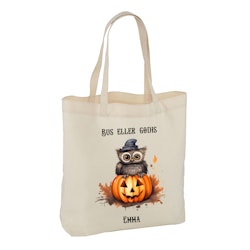 Halloween Tygkasse Stor bred botten #8