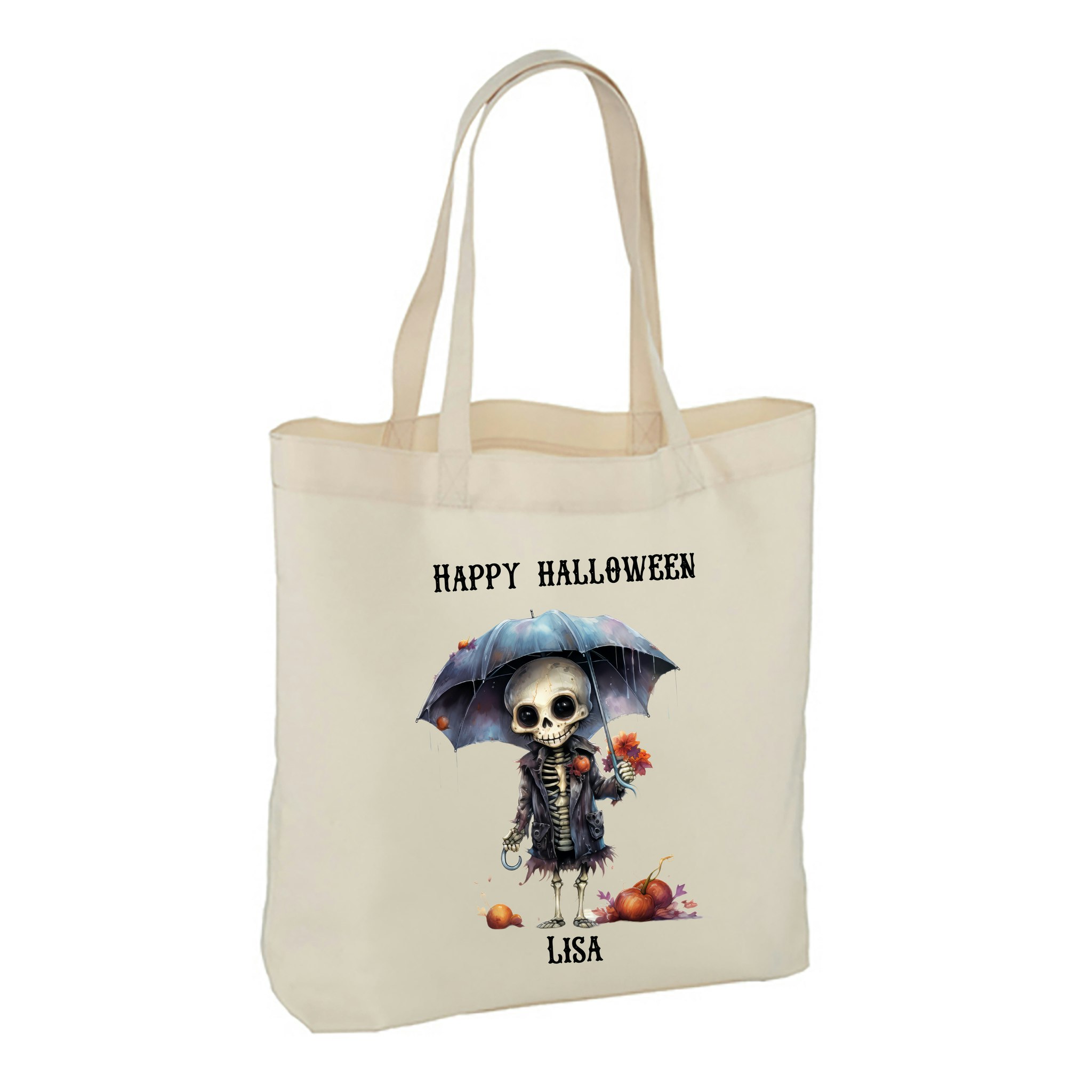 Halloween Tygkasse Stor bred botten #14