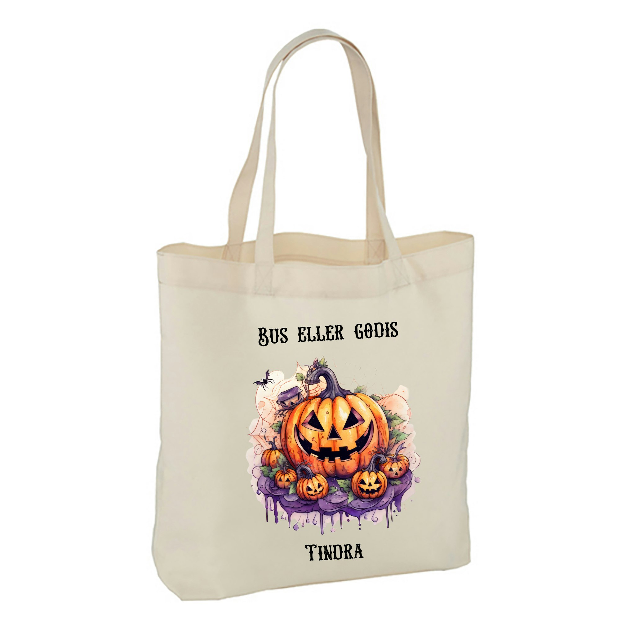 Halloween Tygkasse Stor bred botten #16