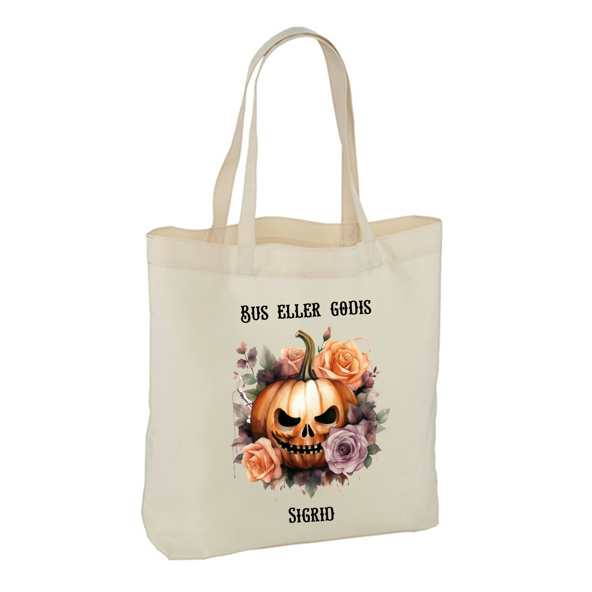 Halloween Tygkasse Stor bred botten #18