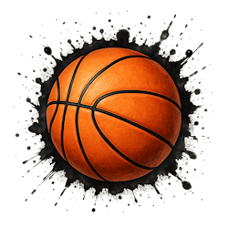 Basketboll till tyg