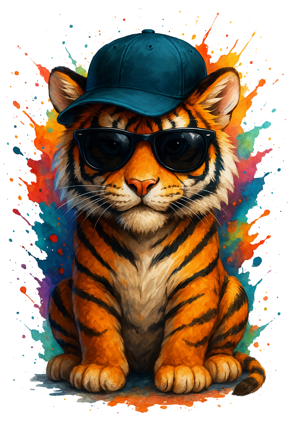 Tiger #2 till tyg