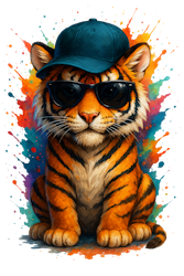 Tiger #2 till tyg