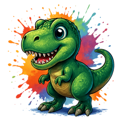 Dinosaurie #2 till tyg