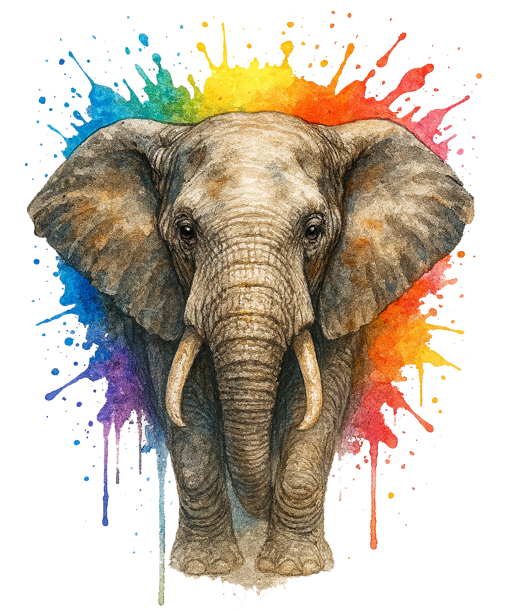Elefant #2 till tyg