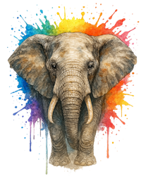 Elefant #2 till tyg