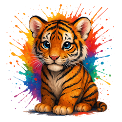 Tiger #3 till tyg