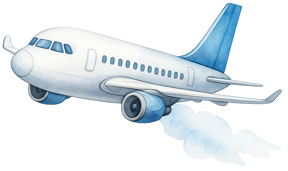 Flygplan till tyg