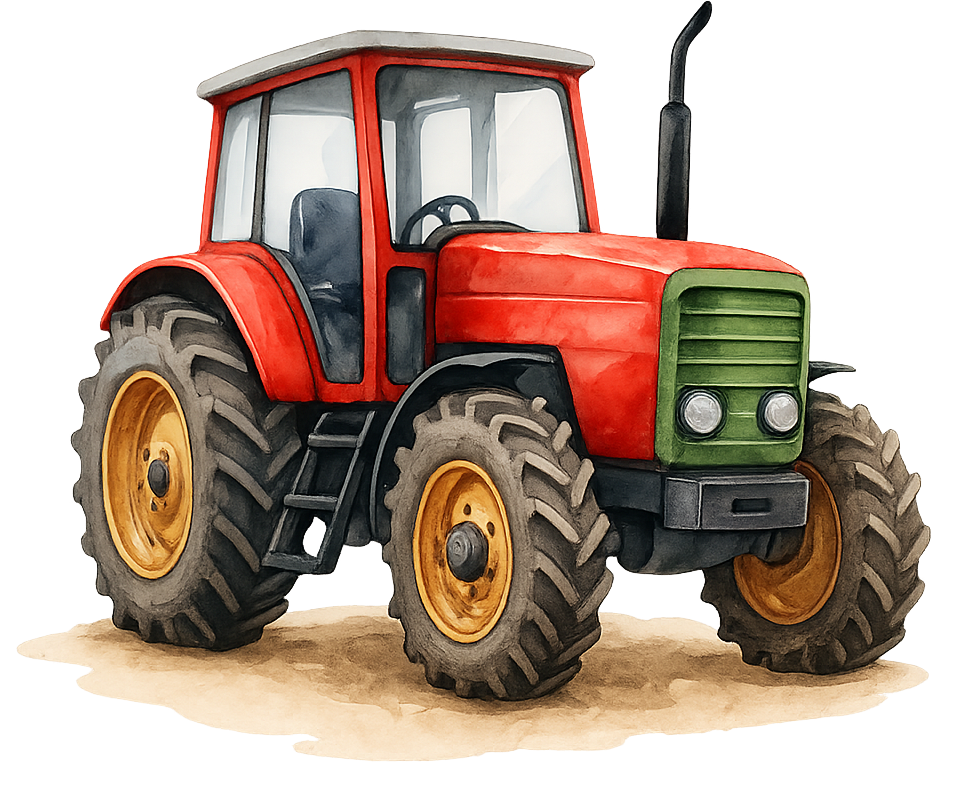Traktor #2 till tyg