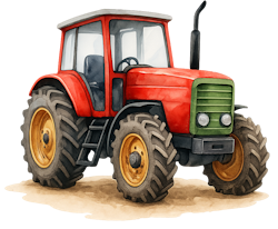 Traktor #2 till tyg