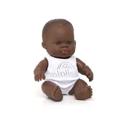 Baby Doll African Boy 21 cm
