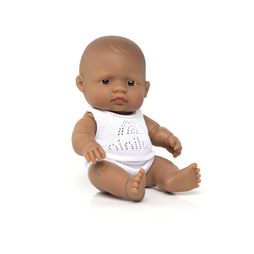 Baby Doll Hispanic Boy 21 cm