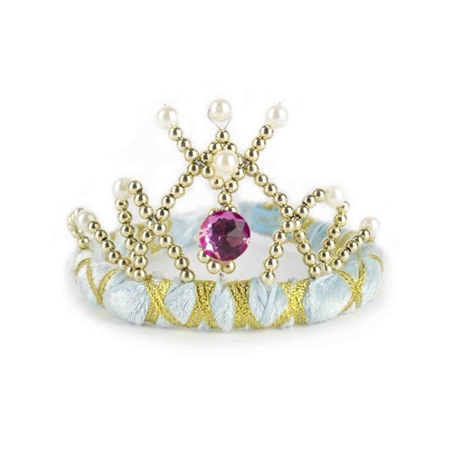 Velvet Tiara Ljudblå - Diadem