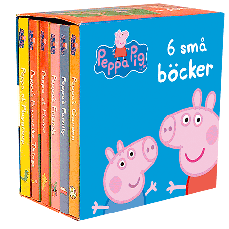 Greta gris - 6 små böcker