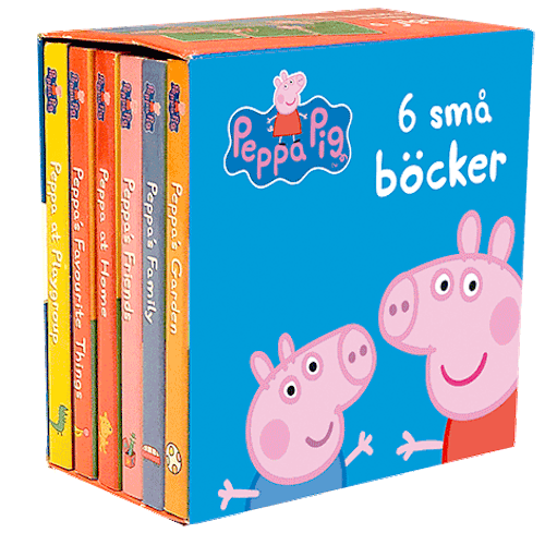 Greta gris - 6 små böcker