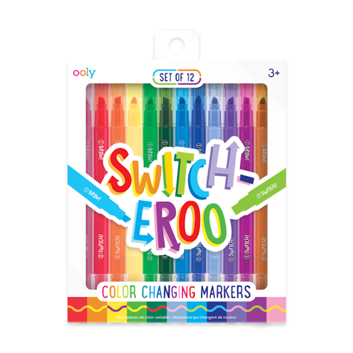 Skiftar Färg 12 Switch-Eroo Markers