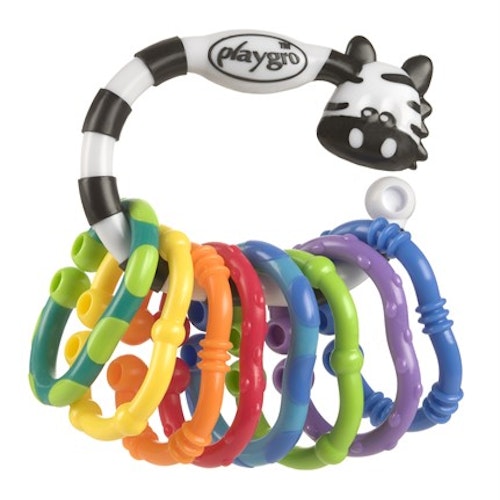 Playgro Zebra 9 links pack 3m+