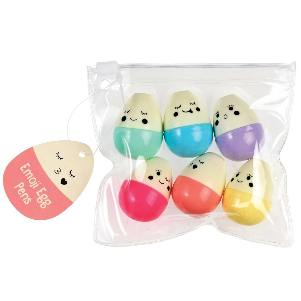 Emoji  Egg Pens 6st