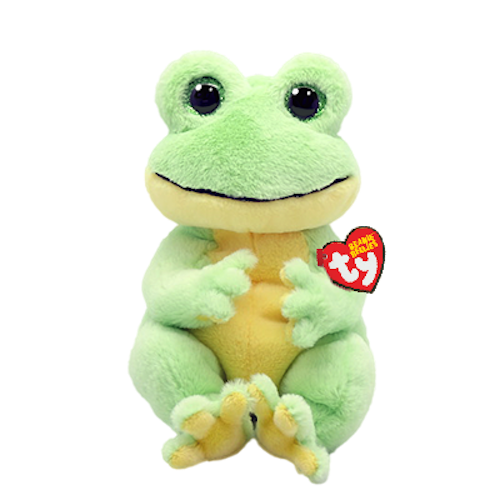 TY Beanie Bellies SNAPPER - green frog reg