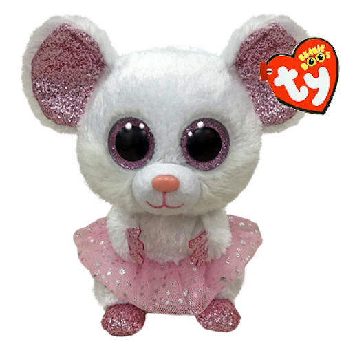 TY Beanie Boo Regular - NINA - ballet mouse