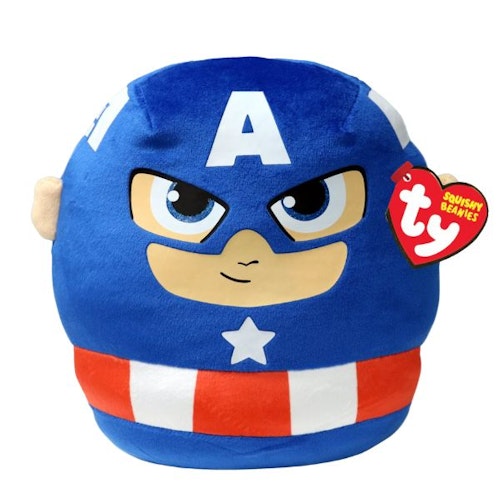 Captain America Squishy Kudde Marvel Ty