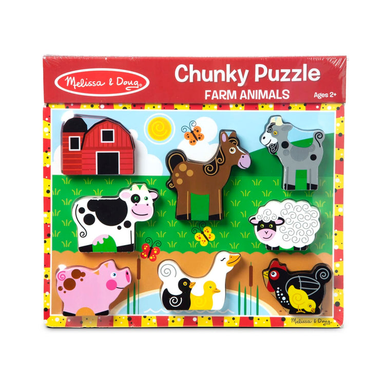 Chunky-puzzle Bondgård 8 bitar