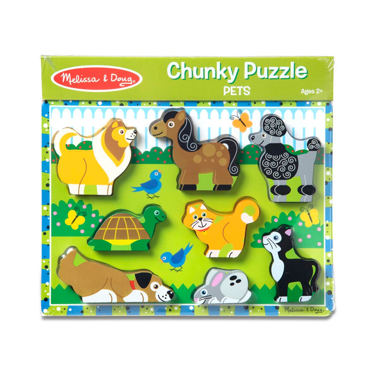Chunky-puzzle Husdjur 8 bitar