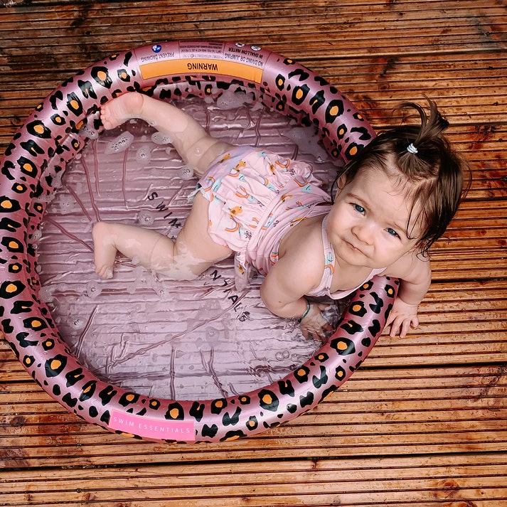 Baby Pool 60cm Leopard Rosa