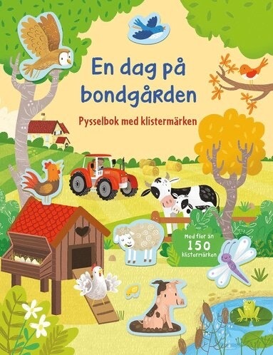Pysselbok med klistermärken - En dag på bondgården