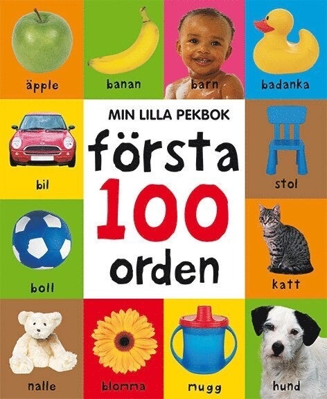 Min lilla pekbok Första 100 Orden - Bok