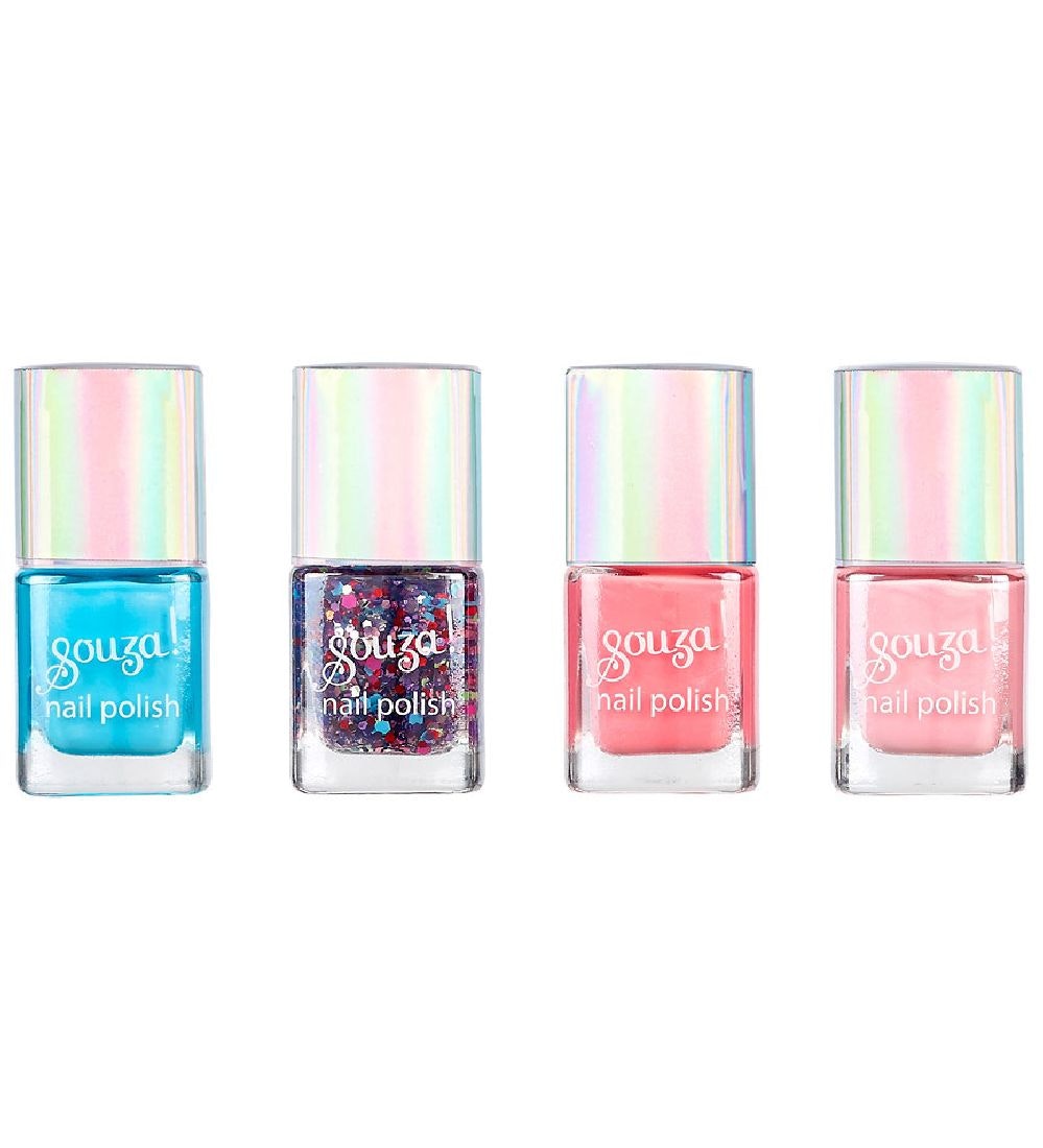 Sminkset Nagellack 4-pack Swanlake - Souza