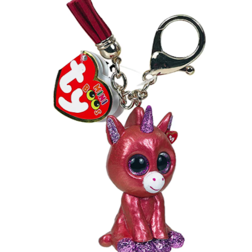 TY Mini Boos SUNSET - unicorn clip