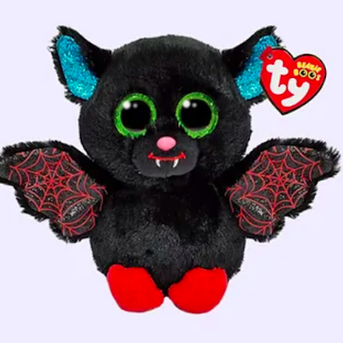 TY Beanie Boo Regular - OPHELIA - black bat