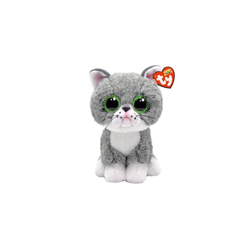 TY Beanie Boo Regular - FERGUS - grey cat