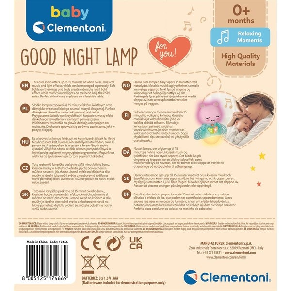 GodNattlampa White Noise - Bi Clementoni