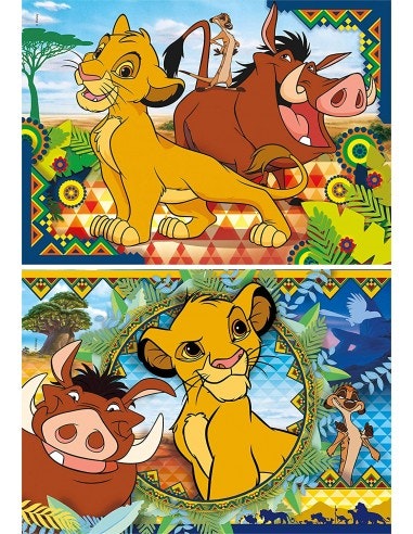 Clementoni - Pussel LionKing Lejonkungen 2x60st