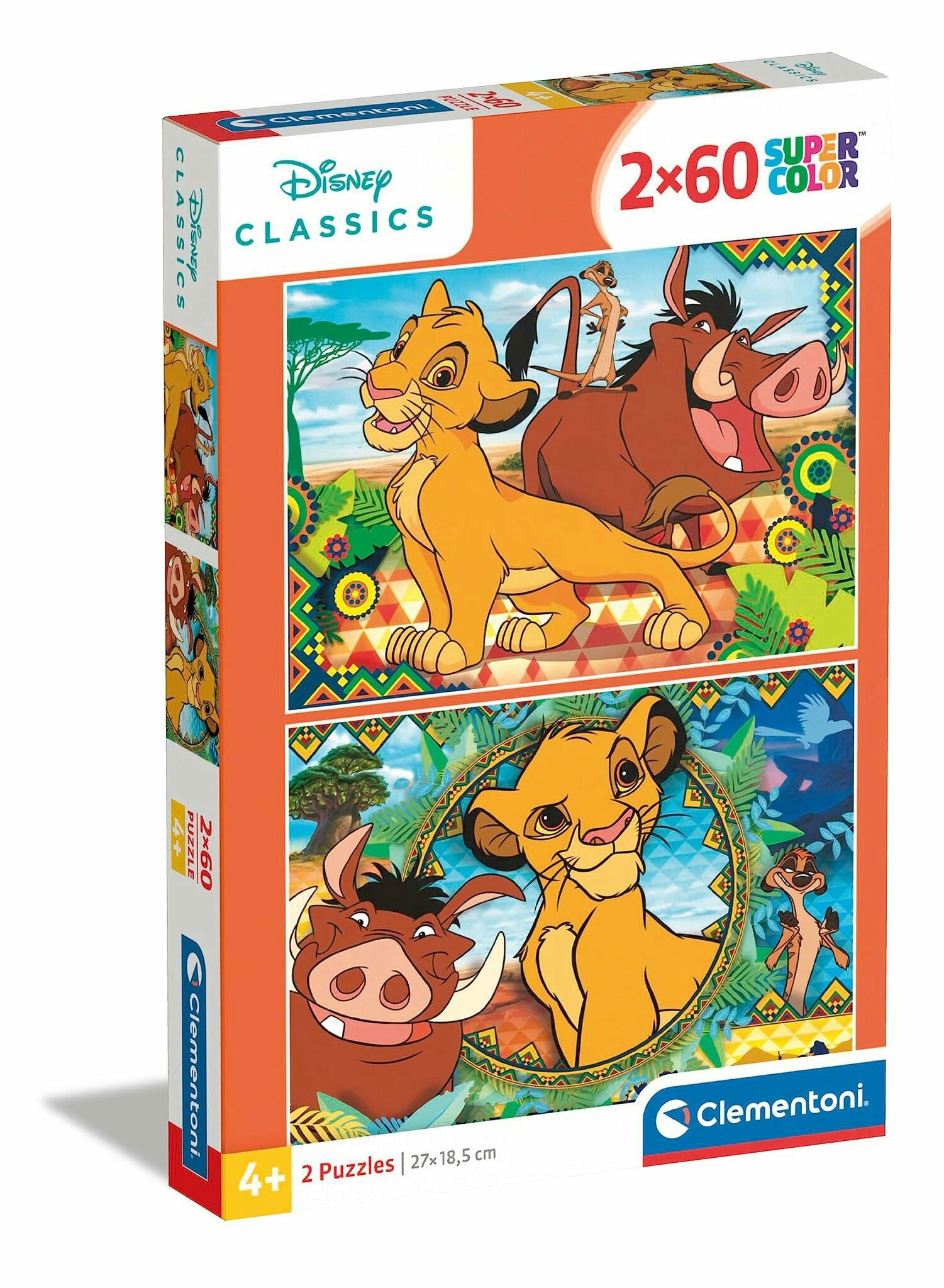 Clementoni - Pussel LionKing Lejonkungen 2x60st