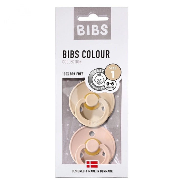 Nappar 2-pack Vanilla/Blush - Bibs Colour stl1